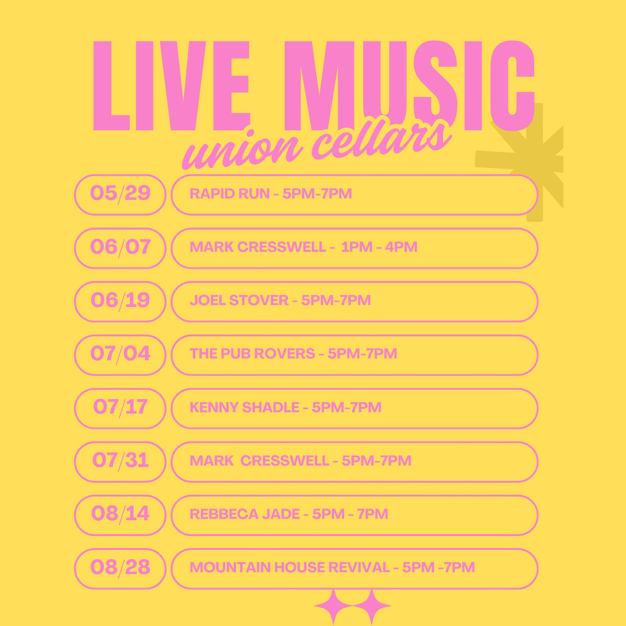 Live Music 2026