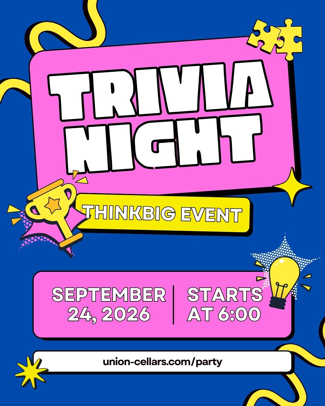 ThinkBig Trivia Fundraiser Night